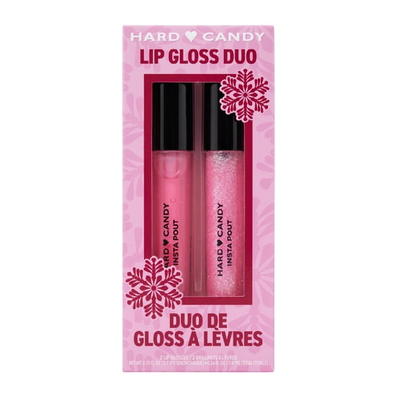 Hard Candy Creamy Lip Gloss Gift Set for Her, Stocking Stuffer