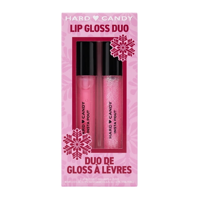 Hard Candy Creamy Lip Gloss Gift Set for Her, Stocking Stuffer