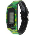 thumbnail image 1 of Kids’ Digital Pedometer Watch – Camouflage Silicone Strap, 1 of 3