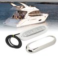 thumbnail image 3 of LED Underwater Boat Light, Low Power Loss IP68 Waterproof 6 LED Lamp Beads Boat Underwater Light Environmental Protection  for Yachts White Light/9.5W,Blue, 3 of 7