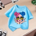 thumbnail image 5 of TZEWGL T-Shirts pour Enfants Impression Graphique Col Rond Manches Courtes Vêtements pour Filles Garçons Taille 13-14T, 5 of 5