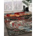 thumbnail image 2 of Ahgly Company Indoor Rectangle Abstract Red Abstract Area Rugs, 8' x 10', 2 of 6
