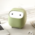thumbnail image 5 of Modern Plastic Trash Can With Lid Wastebasket For Bathroom Vanity, Desktop, Tabletop Or Coffee Table - Dispose Of Cotton Rounds, Makeup Sponges, Tissues, 5 of 5
