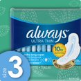 thumbnail image 4 of Always Ultra Thin Size 3 Extra Long Super Pads with Wings, 4 of 4