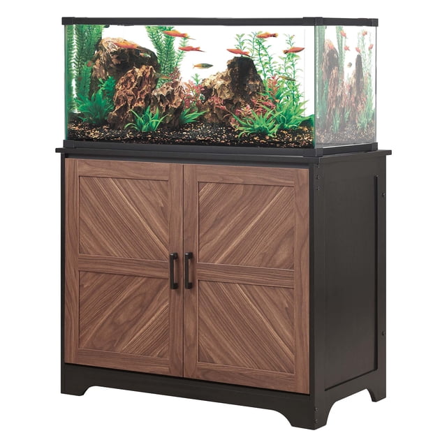 unipaws Support d'Aquarium de 20 à 40 Gallons, Support d'Aquarium avec Armoire de Rangement