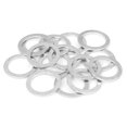 thumbnail image 5 of 15pcs Durable M18 Silver Tone Oil Drain Plug Gaskets Replacement for Volvo 977751, 5 of 5