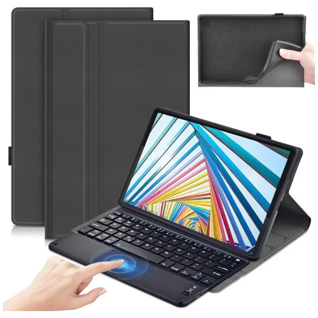 Wireless Touchpad Keyboard Case for Lenovo Idea Tab Pro 12.7 inch 2025 Model TB375FC TB373FU with Trackpad