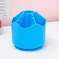 thumbnail image 3 of Kbndieu Rotatable Pencil Holder Pencil Case on Rotating Table - 6 Compartment Pencil Case for School Office, Cosmetic Storage Home Essentials, 3 of 3