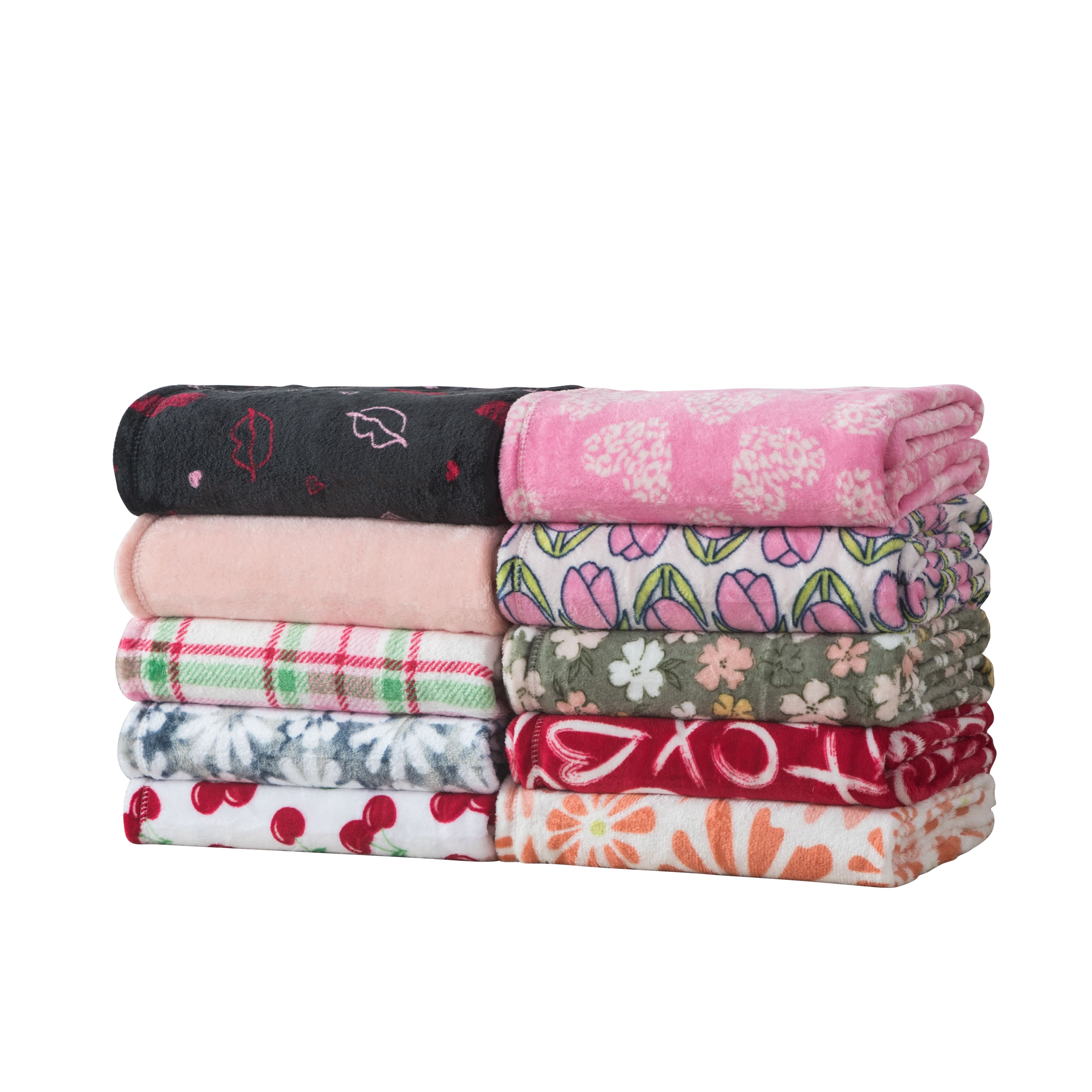 Couverture en peluche Mainstays rétro