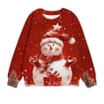 thumbnail image 4 of QIPOPIQ Chandail à Col Rond pour Fille Tout-Petit 1-12 Ans Vêtements d'Hiver pour Enfants Liquidation, 4 of 4