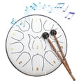 thumbnail image 2 of Birdeem 6-Inch 11 Tone Childrens Hand Drum Forget Worry Drum Adult Hand Disc Drum, 2 of 6