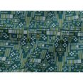 thumbnail image 4 of oneOone Viscose Jersey Fabric Stripe & Square Geometric Print Fabric By Yard 60 Inch Wide, 4 of 5