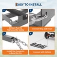 thumbnail image 4 of BeesClover Tow-Behind Land Leveler & Power Rake, Chain for Gravel Driveway, Soil, Sand, Lawn, Hay Field Prep (ATV/UTV/Tractor), 4 of 7
