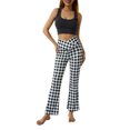 thumbnail image 3 of Women's Bootcut Yoga Pants Crossover High Waisted Workout Leggings Stretch Through Tummy Control Flare Pants, 3 of 7