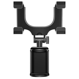 FESTFENDS Support de téléphone miroir miroir noir universel pour voiture avec installation facile et montage robuste
