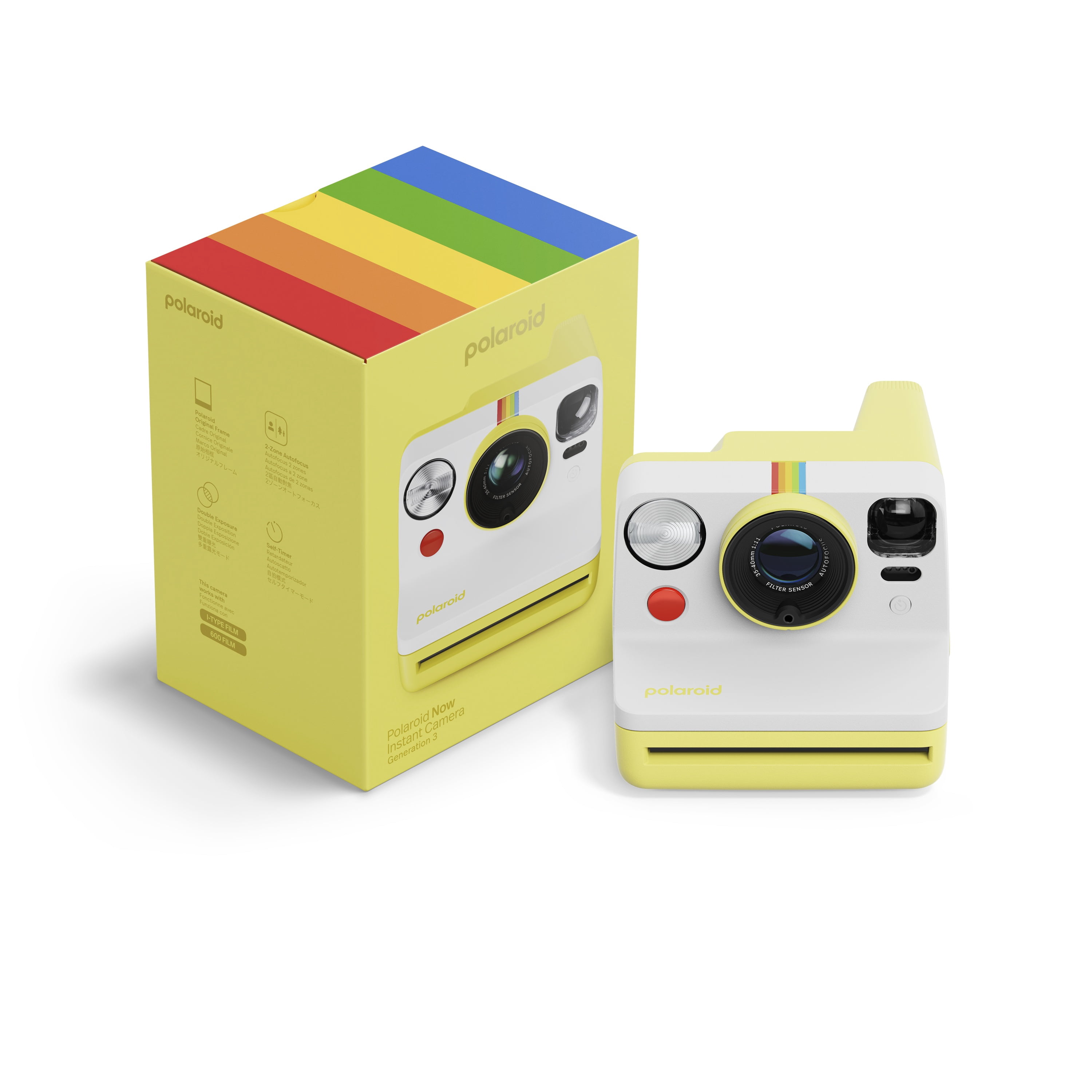 Polaroid Now Génération 3 appareil photo instantané- Jaune
