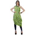 thumbnail image 1 of Moomaya Robe Kurti à une Épaule Imprimée pour Femme, Sans Manches, à Col Bénitier, Style Bohème, Tenue de Soirée de Designer, 1 of 7