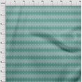thumbnail image 3 of oneOone Silk Tabby Fabric Floral & Chevron Block Printed Craft Fabric BTY 42 Inch Wide, 3 of 4