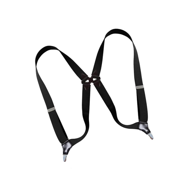 fastboy Bretelles Hommes Femmes en Forme de Y Bretelles Élastiques Réglables Ceinture Arrière Robuste Noir