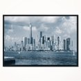 thumbnail image 4 of Design Art  Manhattan Panorama Noir Et Blanc  Sur Toile Encadrée, 4 of 5