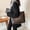 Brown, variant on Dvkptbk Purses for Women Tote Bag Fashion Casual Large Capacity One Shoulder Tote Ladies Bag - Savings Clearance