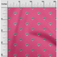 thumbnail image 1 of oneOone Polyester Lycra Fabric Floral Block Printed Fabric 1 Yard 56 Inch Wide, 1 of 4