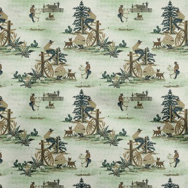 oneOone Cotton Poplin Twill Pear Green Fabric Cowboy Sewing Craft Projects Fabric Prints By Yard 56 Inch Wide
