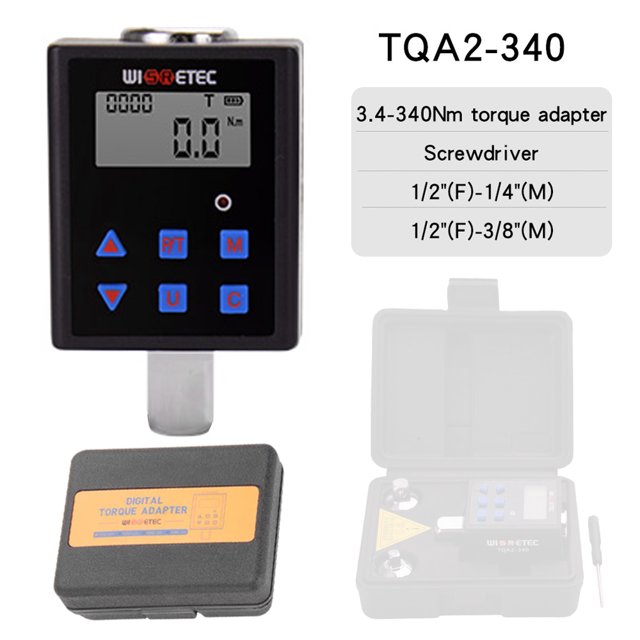 Digital Torque Meter Digital Backlight Display Two-ways Measurement Two Working Modes Adjustable Four Units Switchable