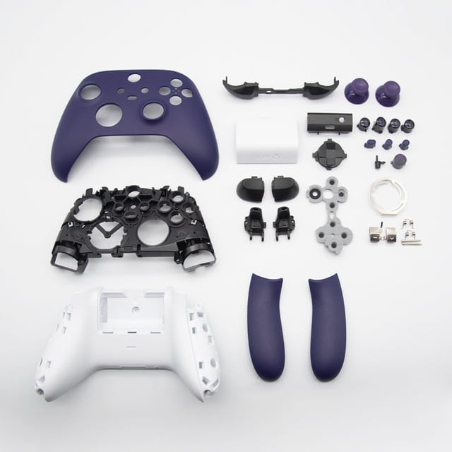 Replacement Shell Kit for Xbox Series X & S Controller, Full Shell Cover, Panel, Mid Frame, Side Rails, Buttons (ABXY, LT RT, LB RB) DIY Custom Shell and Thumbsticks