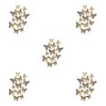 thumbnail image 3 of relayinert Decorative Butterflies Wall Stickers - Beautiful Addition To Home Multiple LK12 Gold 5Set, 3 of 6