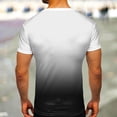 thumbnail image 2 of BOBOGOJP T-Shirts Graphiques pour Hommes Extensibles à Manches Courtes Col Ras du Cou T-Shirt (Kaki,3TG), 2 of 5