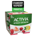 thumbnail image 1 of Activia Probiotic Yogurt, Strawberry/Raspberry, 8x100g, 1 of 8