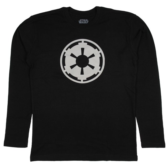 Star Wars Imperial Symbol Thermal Long Sleeve T-Shirt (Small)