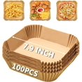 thumbnail image 1 of Air Fryer Disposable Paper Liners for CHEFMAN 2Qt Mini Air Fryer, Air Fryer Liners Air Fryer Parchment Paper Liners Non-Stick Oil Resistant, Waterproof, Food Grade Baking Paper, 1 of 8