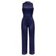 thumbnail image 5 of Weiqiqre Womens Overalls Sparkly Sequin Jumpsuit Ladies Shiny Sequin Overalls Pants, 5 of 5