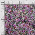 thumbnail image 2 of oneOone Velvet Black Fabric Asian Ditsy Flower Craft Projects Decor Fabric Printed By The Yard 58 Inch Wide, 2 of 4