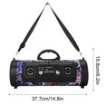 thumbnail image 3 of Haut-parleur Bluetooth, Haut-Parleurs Bluetooth Portables Tws, Haut-Parleurs Bluetooth, Haut-Parleur Bluetooth Portable d'Extérieur 15 W avec Caisson de Basses, Lumière LED, Microphone Carte Multifonction, Son avec Caisson de Basses, Radio FM, 3 of 4
