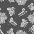 thumbnail image 1 of Ahgly Company Tapis d'Intérieur Lavable en Machine Carré Gris Foncé, 4 Pieds Carré, 1 of 7