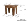 thumbnail image 2 of Mango Wood Foot Stool, 2 of 2