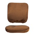 thumbnail image 1 of GROWTH TANK 1 Ensemble Housse de Couette en Velours Moderne Extensible pour Salle à Manger, Brun Extensible, 1 of 5