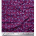 thumbnail image 1 of Soimoi Polyester Crepe Fabric Artistic Leaves Decor Fabric Printed Yard 52 Inch Wide, 1 of 1