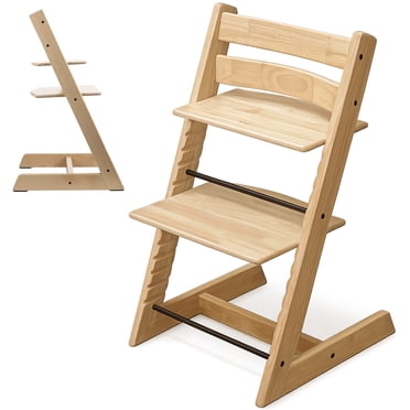MotionGrey Blessy Cadre de Chaise Haute en Bois Seulement - la Solution Parfaite de Chaise Haute pour Bébé Réglable pour Vos Bébés et Tout-Petits Ou comme Chaise de Salle à Manger. (6 Mois jusqu'à 250 Lb) - Bois