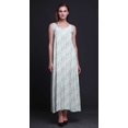 thumbnail image 4 of Bimba Robe Longue Maxi de Soirée pour Femmes en Rayonne Teinture sur Nœuds Imprimée, Dos Nu, à Bretelles Spaghetti - Medium, 4 of 4