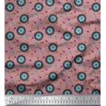 thumbnail image 1 of Soimoi Poly Georgette Fabric Dart Board Sports Printed Fabric 1 Yard 42 Inch Wide, 1 of 3