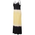 thumbnail image 4 of Women Colorblock Gradient Sleeveless V Neck Sling Maxi Dress, 4 of 5