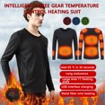 thumbnail image 4 of KIHOUT Spring Winter Womens Tops Plush Heating Loose Long Sleeve Round Neck Blouse Casual Solid Color Tops Blouse, 4 of 8