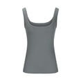 thumbnail image 4 of DecSea Women's Ribbed Tank Tops Knit U Neck Sleeveless Shirts Summer Casual Basic Tanks, 4 of 6