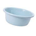 thumbnail image 3 of 12 Inch Round Plastic Wash Basin, Large Capacity Home Round Plastic Wash Basin Saving Space Blue  for Student Dormitory, 3 of 8