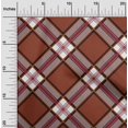 thumbnail image 1 of oneOone Polyester Lycra Fabric Tartan Check Printed Craft Fabric BTY 56 Inch Wide, 1 of 4