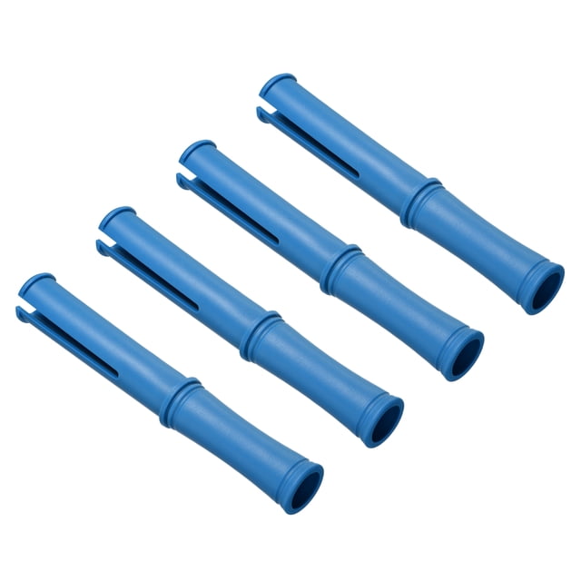 Unique Bargains Poignée de Rétrécissement de 10 Pouces, Distributeur de Pellicule Extensible 4 Pcs Distributeur de Film Extensible Petit Manuel pour Déménagement de Meubles, Bleu